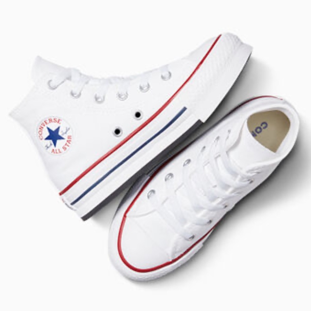 Kids converse platform sneakers size 13